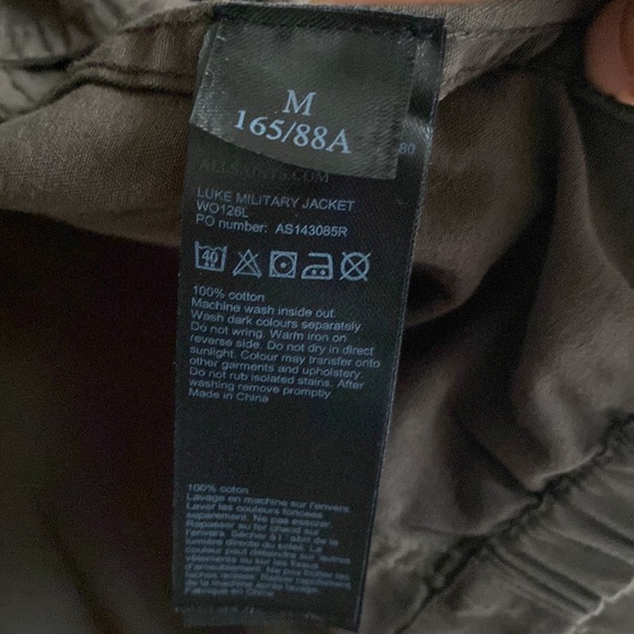 ALL SAINTS MILITARY JACKET - medium - Picture 5 of 7